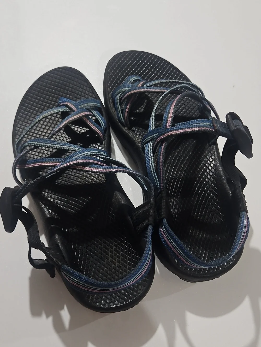 Chaco Women's ZX/2 Dual Adjustable Straps Classic Blue & Purple Sandal Sz 8